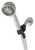 Waterpik XAT-649E Handheld Shower Head, 1.8 gpm, 6-Spray Function, Brushed Nickel, 3-1/2 in Dia [SKU: ORG1969765]