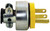 Eaton Wiring Devices WD2867 Electrical Plug, 2 -Pole, 15 A, 125 V, NEMA: NEMA 5-15, Yellow [SKU: ORG4449625]
