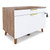 MidMod Lateral File Cabinet, 2-Drawers: Box/File, Legal/Letter, White/Espresso, 29.4" x 18.8" x 21.1 [SKU: UOS56967]