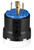 Arrow Hart AHCL1530P Ultra-Grip Locking Plug, 3 -Pole, 30 A, 250 VAC, NEMA: NEMA L15-30, Black/Blue [SKU: ORG7399660]