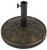 Seasonal Trends 69328 Umbrella Base, 17-1/2 in Dia, 13 in H, Round, Resin/Steel/Plastic, Bronze [SKU: ORG0872143]