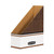 Corrugated Cardboard Magazine File, 4 x 11 x 12.25, Wood Grain, 12/Carton [SKU: FEL07224]