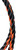 BARON 65543 Rope, 1/2 in Dia, 50 ft L, 420 lb Working Load, Polypropylene, Black/Orange [SKU: ORG7460009]