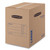 SmoothMove Basic Moving Boxes, Regular Slotted Container (RSC), Large, 18" x 18" x 24", Brown/Blue, 15/Carton [SKU: FEL7714001]