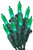 Hometown Holidays U10E406F Light Set, Christmas, 120 V, 4.8 W, 50-Lamp, LED Lamp, Green Lamp, 13.58 ft L [SKU: ORG5938113]