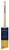Benjamin Moore U61815-017 Paint Brush, Firm Brush, 2-3/16 in L Bristle, Nylon/Polyester Bristle, Thin Angle Sash Handle [SKU: ORG0249771]
