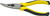 STANLEY 89-871 Nose Plier, 6-3/8 in OAL, 1-1/4 in Jaw Opening, Black/Yellow Handle, Comfort-Grip Handle, 11/16 in W Jaw [SKU: ORG0026104]