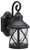 Boston Harbor LT-H01 Single Light Outdoor Wall Lantern, 120 V, 60 W, A19 or CFL Lamp, Steel Fixture, Black Fixture [SKU: ORG4828927]