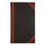 Texthide Eye-Ease Record Book, Black/Burgundy/Gold Cover, 14.25 x 8.75 Sheets, 300 Sheets/Book [SKU: RED57131]