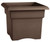 Bloem 457185-1001 Deck Box Planter, 18 in W, Round, Veranda Design, Plastic, Charcoal [SKU: ORG4693677]