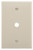 Eaton Wiring Devices PJ11LA Wallplate, 4.87 in L, 3.12 in W, 1 -Gang, 1 -Port, Polycarbonate, Light Almond [SKU: ORG0803825]