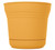 Bloem SP1223 Planter, 12 in Dia, 12.3 in W, Saturn Design, Earthy Yellow, Matte [SKU: ORG4694345]