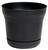 Bloem Saturn SP0700 Planter, 7.3 in Dia, Round, Plastic, Black, Matte [SKU: ORG4693404]