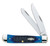 CASE 02800 Folding Pocket Knife, 3-1/4 in Clip, 3.27 in Spey L Blade, Stainless Steel Blade, 2-Blade, Blue Handle [SKU: ORG2652196]