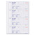 Money Receipt Book, Softcover, Two-Part Carbonless, 7 x 2.75, 4 Forms/Sheet, 200 Forms Total [SKU: RED8L806]
