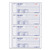 Money Receipt Book, Softcover, Three-Part Carbonless, 7 x 2.75, 4 Forms/Sheet, 100 Forms Total [SKU: RED8L808]