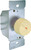 Eaton Wiring Devices RI306PL-V-K Rotary Dimmer, 120 V, 600 W, Incandescent Lamp, 3-Way, Ivory [SKU: ORG5896030]