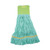 EcoMop Looped-End Mop Head, Recycled Fibers, Medium Size, Green [SKU: BWK1200MEA]