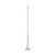 Screw Clamp Metal Head Wooden Mop Handle, #20+, 1.13" dia x 63", Natural [SKU: BWK603]