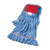 Super Loop Wet Mop Head, Cotton/Synthetic Fiber, 5" Headband, Large Size, Blue, 12/Carton [SKU: BWK503BLCT]