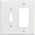 WALL PLATE 2G TGL/DECR MID WHT [SKU: ORG1304567]