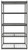 ProSource Boltless Shelving Unit with Wire Decking, 5 Levels, 36 in W x 18 in D x 72 in H [SKU: ORG8163073]