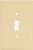 WALL PLATE JMBO TGL 1GANG IVRY [SKU: ORG4877338]