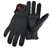 BOSS GUARD 4043X Mechanic Gloves, Unisex, XL, Open, Shirred Elastic Back Cuff, Goatskin Leather/Spandex, Black [SKU: ORG0042564]