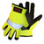 BOSS 991X High-Visibility, Reflective Mechanic Gloves, XL, Open Cuff, Synthetic Leather [SKU: ORG3616273]