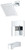 Boston Harbor Faucet Tub-Shower, Fixed Mount Showerhead, 1.75 gpm Showerhead, 1 Spray Settings, 2, 3-Handle [SKU: ORG1248426]