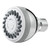 Boston Harbor Fixmount Shower Head, 1.75 (6.6) 80 gpm (L/MIN) psi, 1/2-14 NPT Connection, Threaded, ABS, Chrome [SKU: ORG8533077]