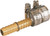 Landscapers Select GB91053L Hose Mender with Clamps, 1/2 in, Male, Brass, Brass and Silver [SKU: ORG7307283]