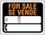 HY-KO Hy-Glo Series 3072 Identification Sign, For Sale Se Vende, Fluorescent Orange Legend, Plastic [SKU: ORG2534709]