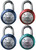 Master Lock 1561DAST Dial Padlock, 9/32 in Dia Shackle, 3/4 in H Shackle, Steel Shackle, Metal Body, Anodized [SKU: ORG2824399]