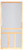 SCREEN TIGHT Creekside Series WCRC32 Screen Door, 32 in W, 80 in H, Wood, Natural [SKU: ORG7956683]