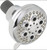 Peerless 76551C-51 Shower Head, 2 gpm, 5-Spray Function, Chrome [SKU: ORG3522414]