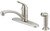 Boston Harbor 67534-1004 Kitchen Faucet, 1.8 gpm, 1-Faucet Handle, 4-Faucet Hole, Metal/Plastic, Brushed Nickel [SKU: ORG6486195]