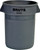 Rubbermaid 263200GRAY Trash Container, 32 gal Capacity, Polyethylene, Gray [SKU: ORG6755862]