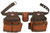 Bucket Boss 50200 Builder's Rig, 52 in Waist, Poly Ripstop Fabric, Brown/Green, 12-Pocket [SKU: ORG7226657]
