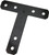 TPLATES 6X5IN BLK FINISH [SKU: ORG2049526]