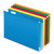 Extra Capacity Reinforced Hanging File Folders with Box Bottom, 2" Capacity, Legal Size, 1/5-Cut Tabs, Assorted Colors,25/BX [SKU: PFX5143X2ASST]