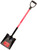 BULLY Tools 62520 Professional-Grade Shovel, 9-1/2 in W Blade, Steel Blade, Fiberglass Handle, D-Grip Handle [SKU: ORG7775273]