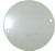 BWF CC-3WV Ceiling Outlet Cover, 5 in Dia, Round, Aluminum, White, Powder-Coated [SKU: ORG1719053]