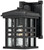 Westinghouse Caliste Series 6204500 Outdoor Wall Lantern, Aluminum Fixture, Textured Black Fixture [SKU: ORG3047644]