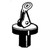 US Hardware M-310C Bailer Plug, Neoprene, For: 5/8 in Dia Livewell or Baitwell Drain [SKU: ORG6015564]