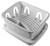 CAMCO 43511 Dish Drainer and Tray, Plastic, White, 11.69 in L, 9-1/2 in W, 4-3/4 in H [SKU: ORG7253081]