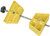 CAMCO 44622 Wheel Stop Chock, Plastic, Yellow, For: 26 to 30 in Dia Tires with Spacing of 3-1/2 to 5-1/2 in [SKU: ORG1485531]