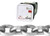 Campbell 0184516 High-Test Chain, 5/16 in, 60 ft L, 3900 lb Working Load, 43 Grade, Carbon Steel, Bright/Galvanized [SKU: ORG6711428]