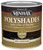 Minwax PolyShades 213954444 Wood Stain and Polyurethane, Satin, Classic Black, Liquid, 0.5 pt, Can [SKU: ORG0675199]