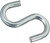 National Hardware 347856 S-Hook, 240 lb Working Load, Steel, Zinc [SKU: ORG6844815]